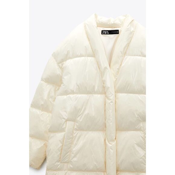 ZARA Minimalistic Padded Jacket New Medium - Picture 11 of 11